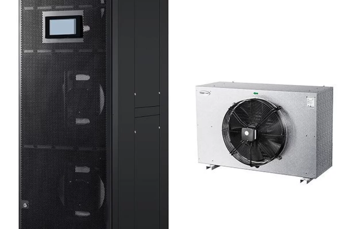 Unité extérieure de climatisation pour une salle serveur informatique